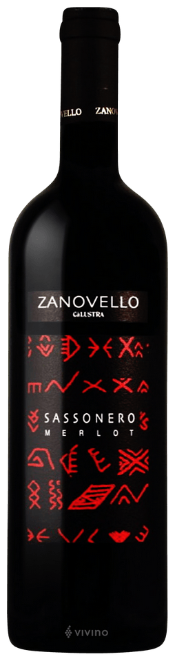 2017 Ca' Lustra Zanovello Sassonero Merlot